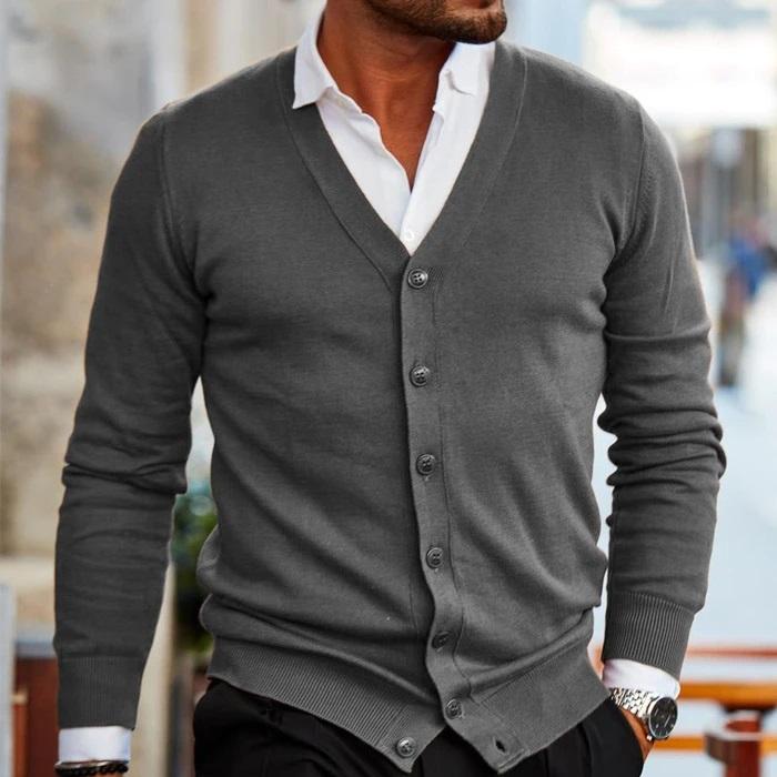 BrentonsVest heren cardigan, biedt stijlvolle warmte in diverse kleuren en maten.