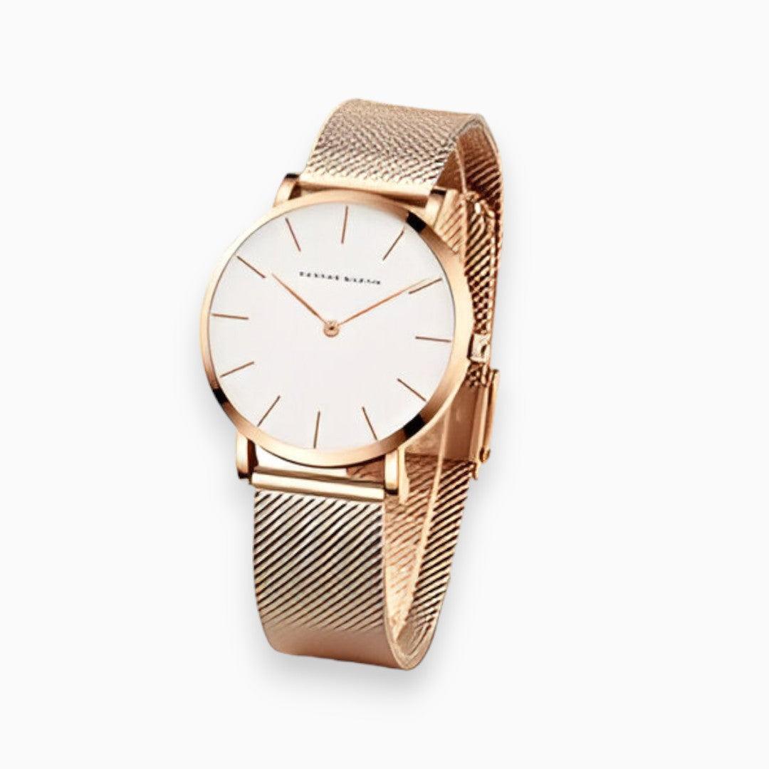 Stijlvol Elara titanium horloge, elegant en tijdloos accessoire voor dagelijks gebruik, waterbestendig.