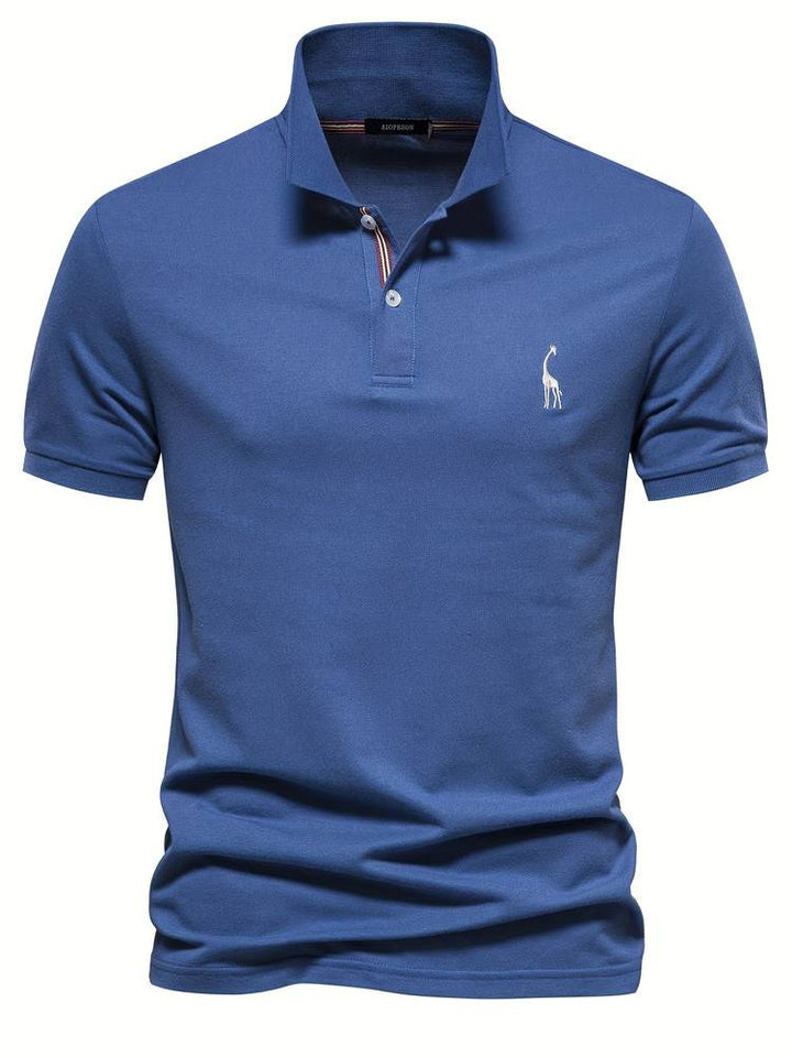 "Stijlvol heren poloshirt, elegant en comfortabel, perfecte pasvorm, ontworpen voor veelzijdige looks in elke outfit."