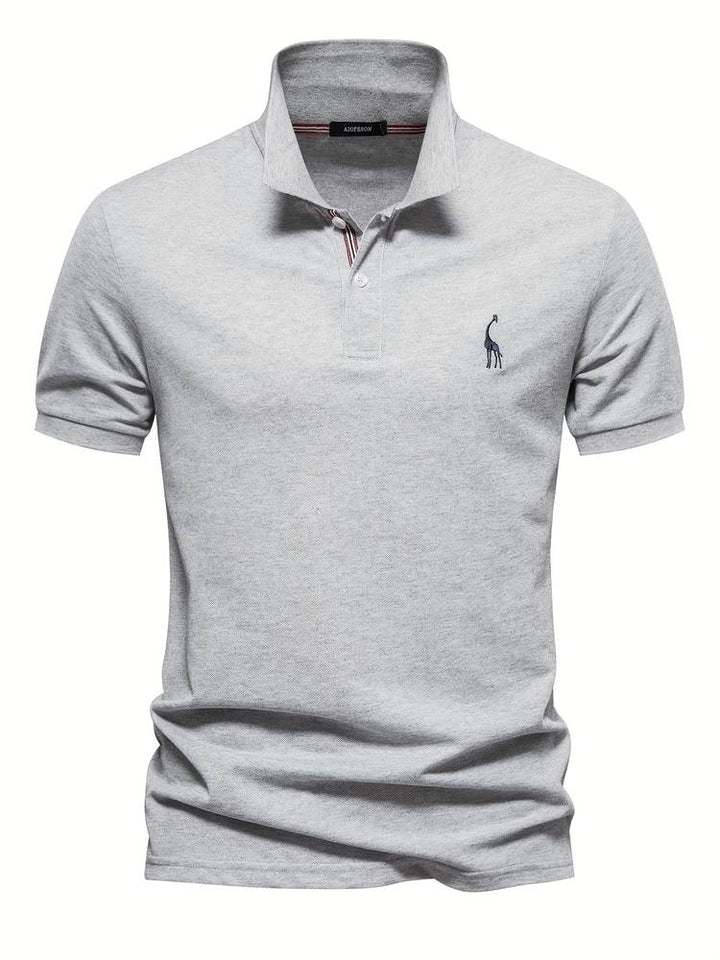 "Stijlvol heren poloshirt, elegant en comfortabel, perfecte pasvorm, ontworpen voor veelzijdige looks in elke outfit."