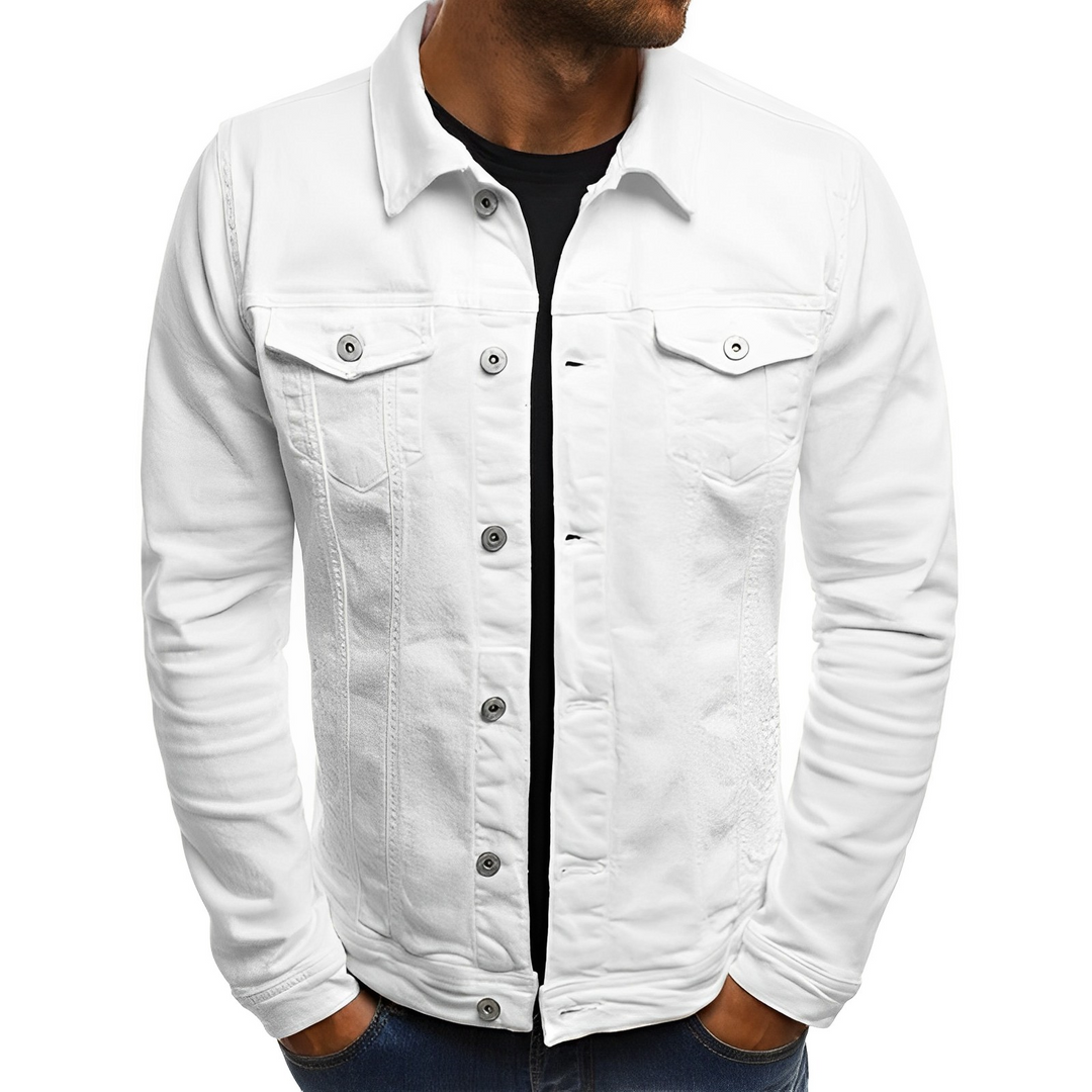 Veelzijdig heren spijkerjack, perfect als casual mode bovenkleding. Duurzaam denim jack voor een moderne look.