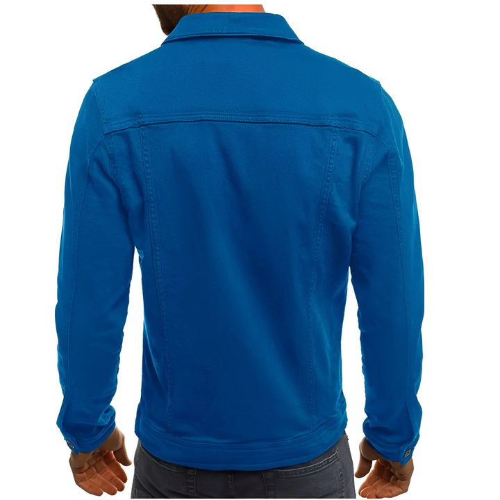 Heren spijkerjack als complete outfit. Het ideale denim jack voor een casual en toch trendy uitstraling.
