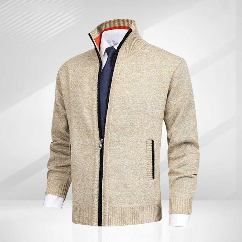"Stijlvol herenfleece vest met rits, moderne pasvorm, comfortabel en warm, ideaal voor casual en formele gelegenheden."