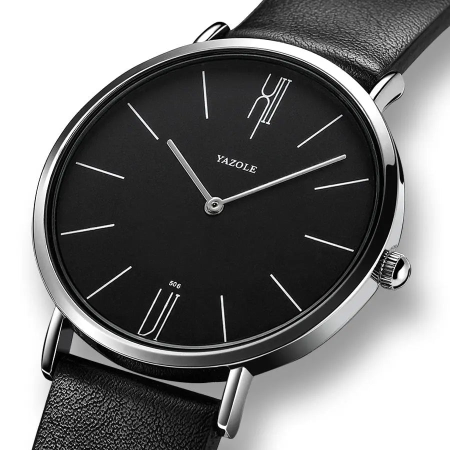 Henry herenhorloge: een stijlvol en klassiek accessoire voor heren, met duurzame leren band en elegante uitstraling.