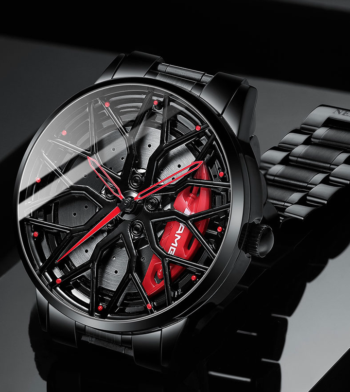 Stijlvol herenhorloge RaceVision met racewagen design, perfect voor de moderne man.