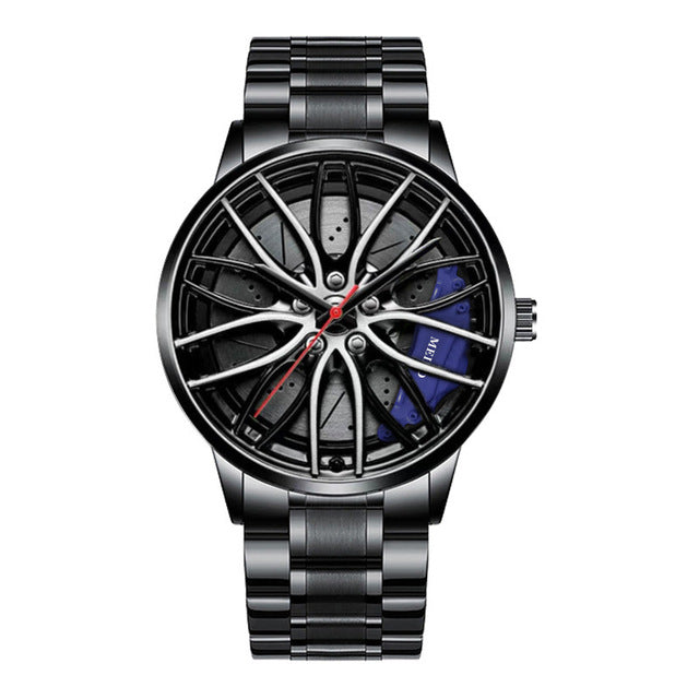 Een stijlvol heren racewagen horloge, perfect als luxe cadeau voor hem.