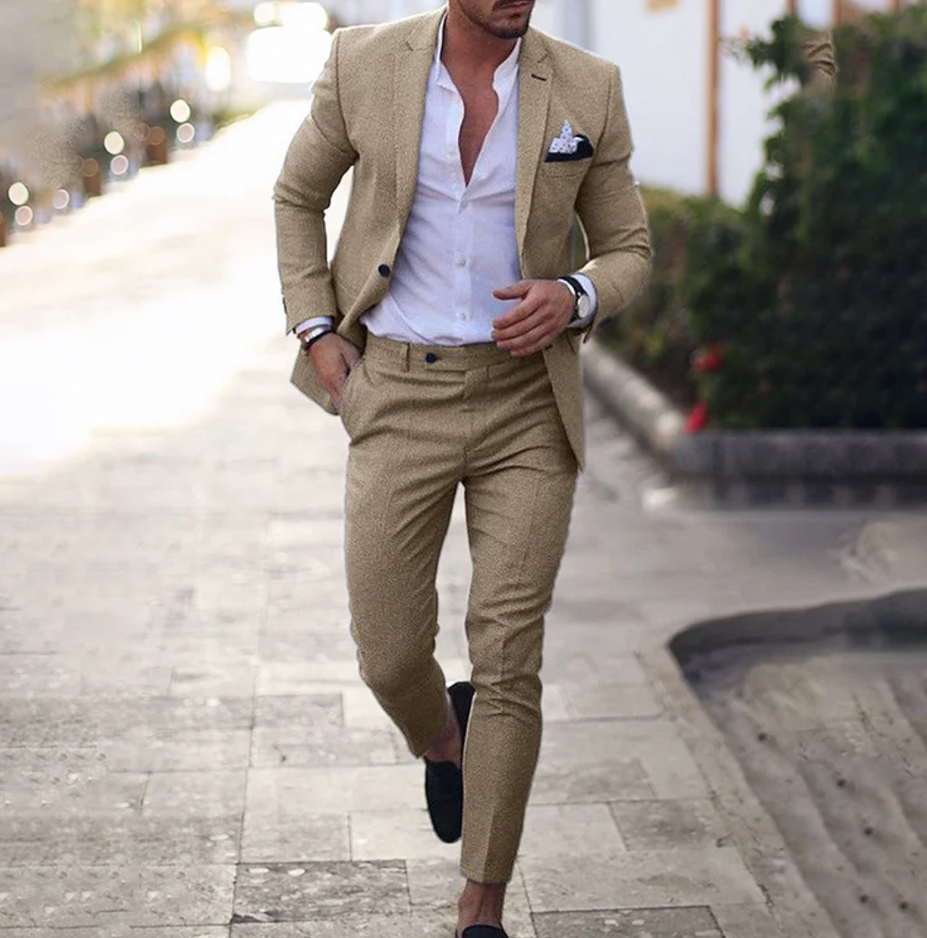 Stijlvol herenpak Lucas, comfortabel en veelzijdig voor een casual doch nette look. Business casual.