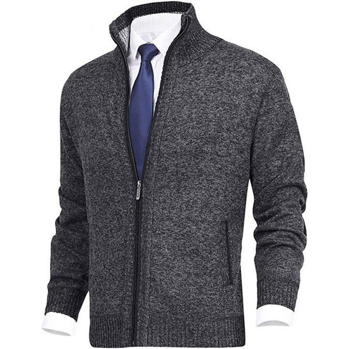 Stijlvol herenvest met rits, lange mouwen, perfect voor casual herenmode. Nieuwe collectie, comfortabel.