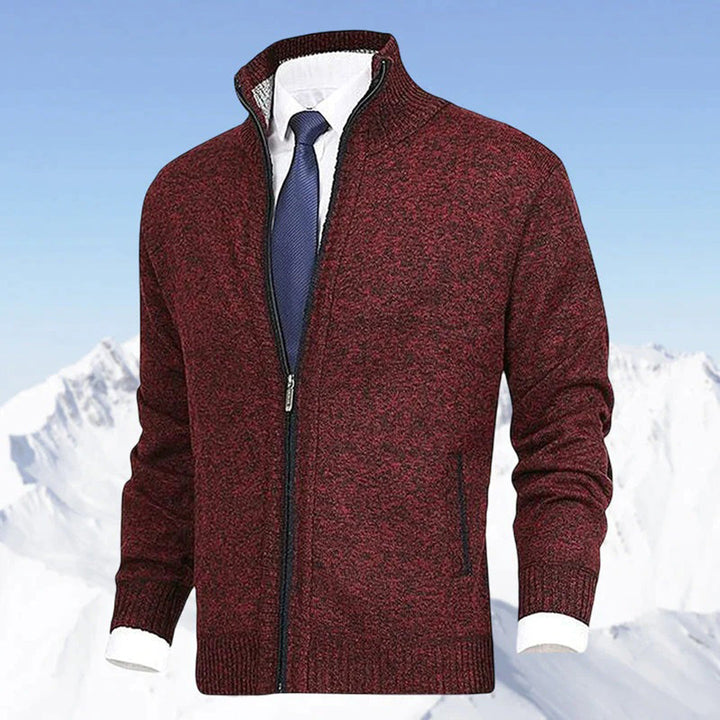 Veelzijdig herenvest met rits, comfortabel en ideaal voor diverse casual herenmode combinaties.