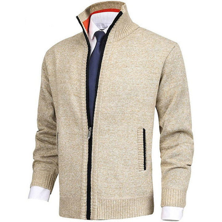 Herenvest met rits, zachte stof en lange mouwen voor ultiem comfort en een moderne, stijlvolle look.