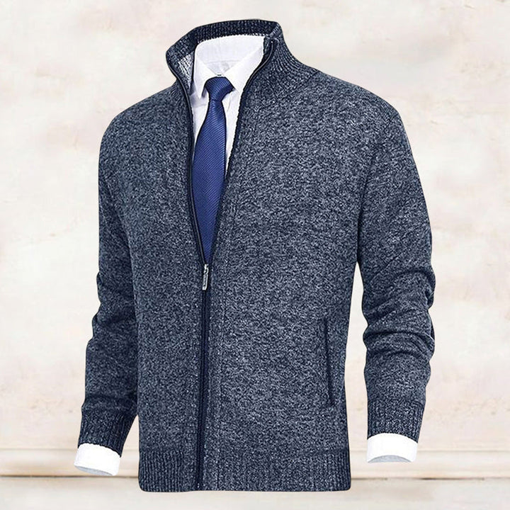 Trendy herenvest met rits, zacht en comfortabel. Een must-have voor de nieuwe collectie casual herenmode.