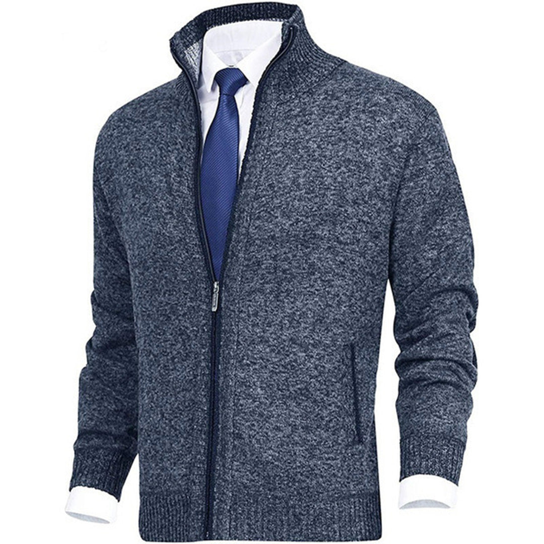 Casual herenvest met rits, lange mouwen en stijlvolle afwerking. Comfortabel voor elke gelegenheid.