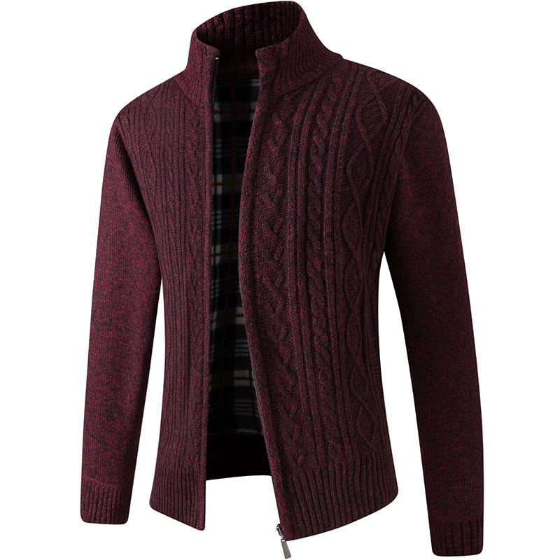 Stijlvol herenvest in effen kleur, comfortabel en betaalbaar voor de casual wintermode.