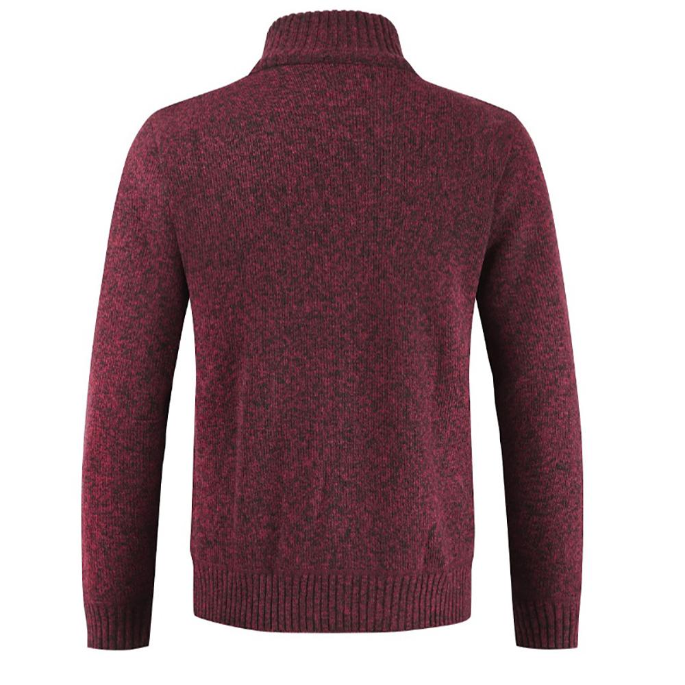 Herenvest met subtiel motief, warme trui voor mannen die comfort en stijl waarderen.