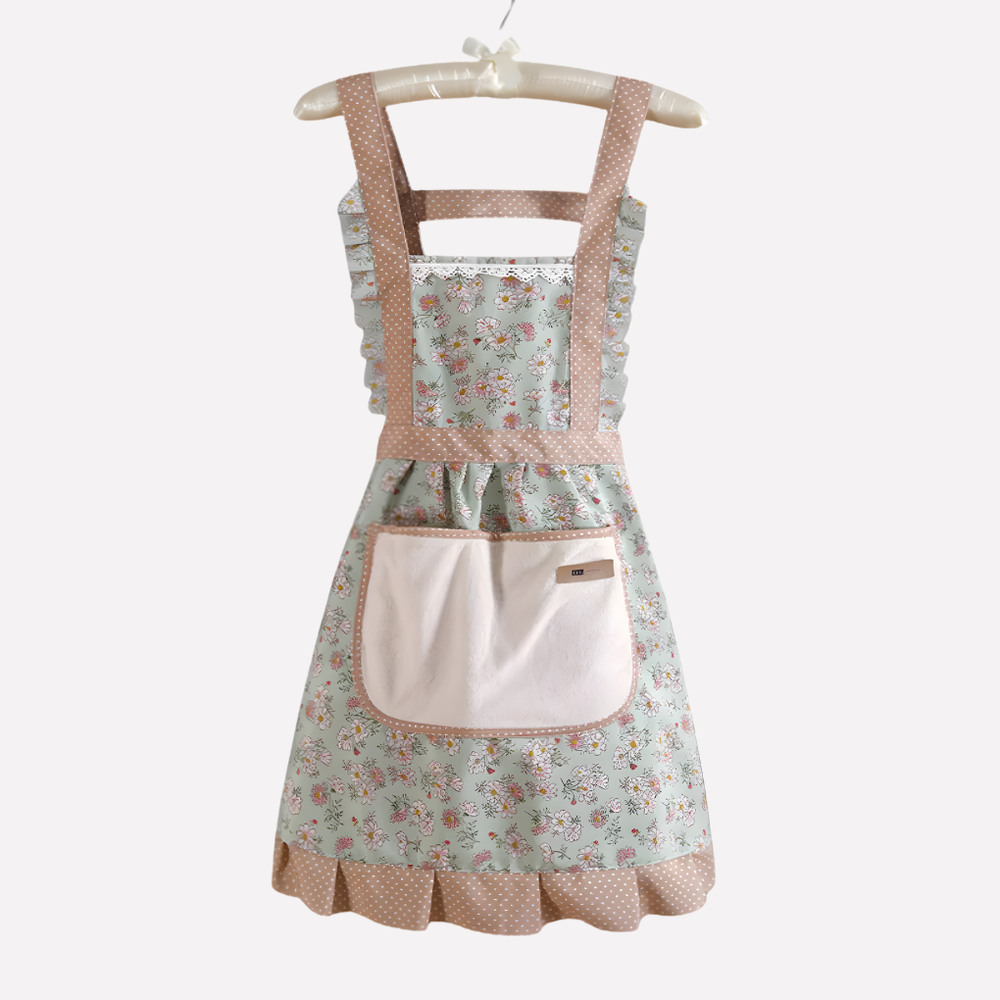 Praktisch unisex keukenschort met verstelbare nekband, beschermt kleding tijdens koken en bakken, perfect cadeau.