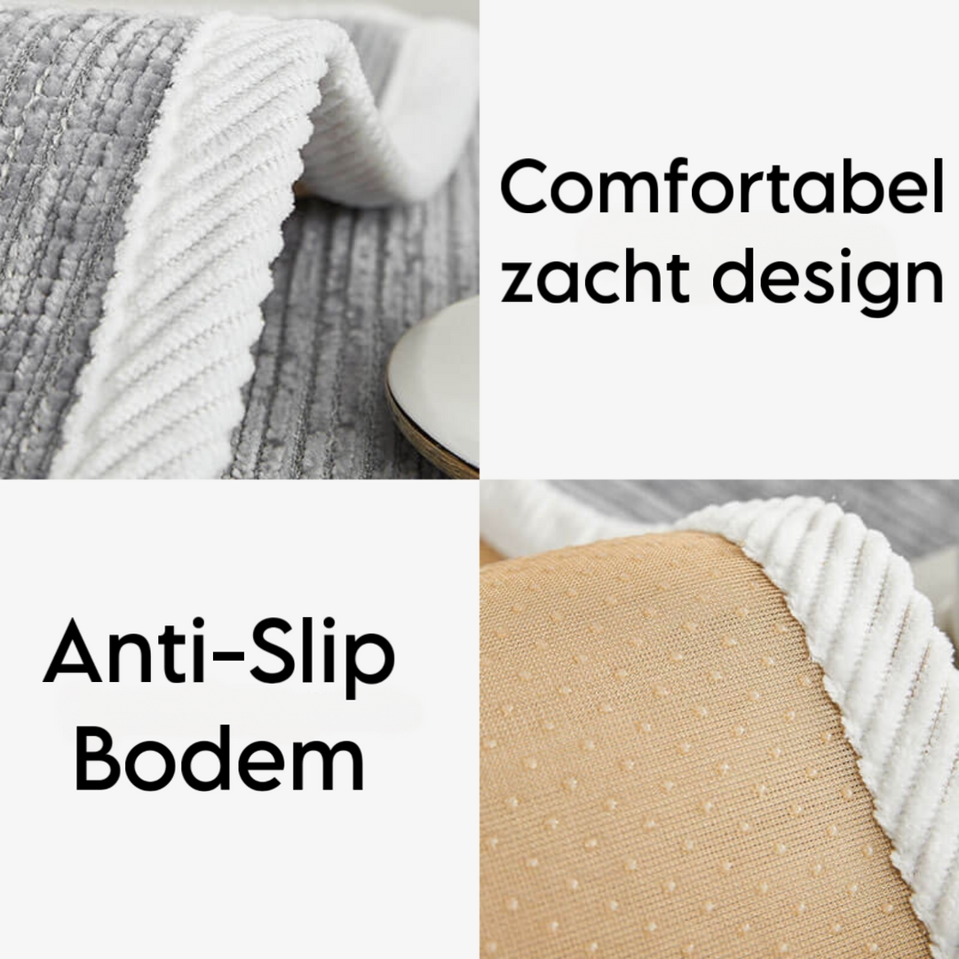 Comfortabele chenille bankhoes Bobby, perfecte meubelbescherming tegen krassen en vuil, wasbaar.