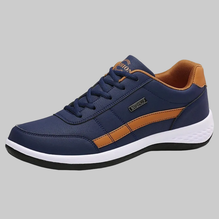 Ergonomische leren heren sneakers: ultiem comfort voor lange dagen en rugondersteuning
