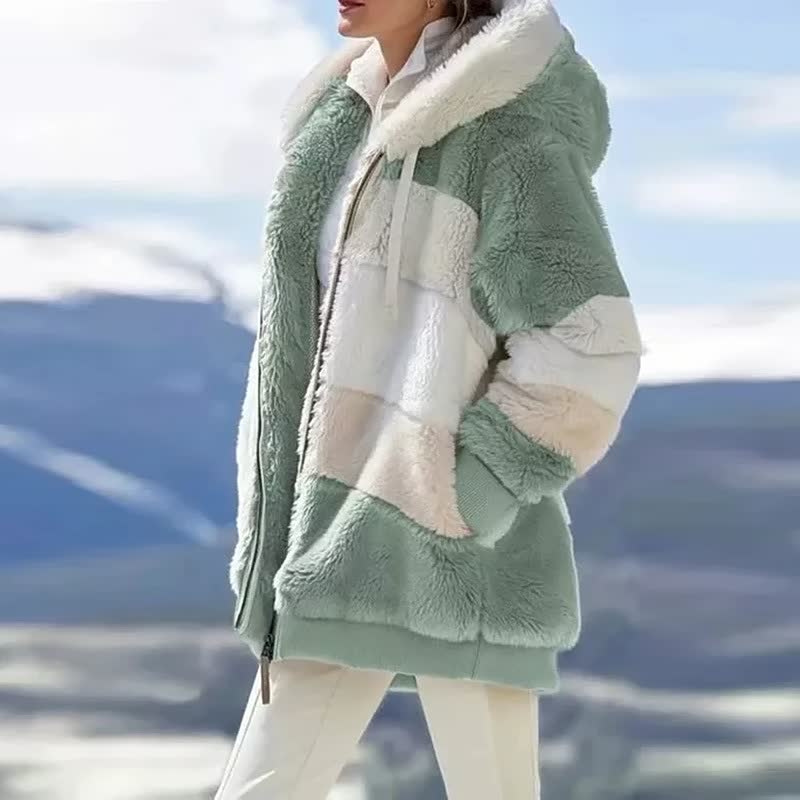 Veelzijdige dames winterjas in effen kleur. Comfortabel en stijlvol voor elke gelegenheid.