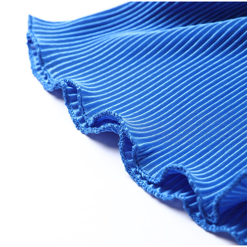 Stijlvolle dames combi in zonnig geel, perfect voor de zomer.