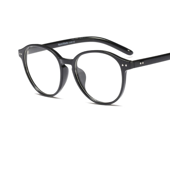 Blauwe stijlvolle damesbril zonder sterkte; modern eyewear montuur voor de modebewuste vrouw.