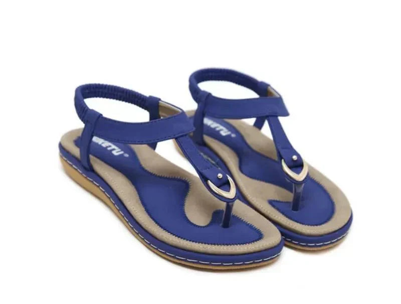 Stijlvolle Elodie platte zomersandalen voor dames, licht en comfortabel voor elke dag.