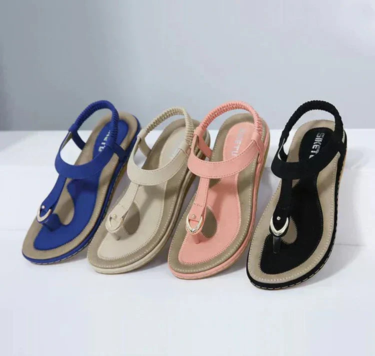 Elegante casual dames strand sandalen Elodie, perfect voor zomerse dagen en ontspanning.