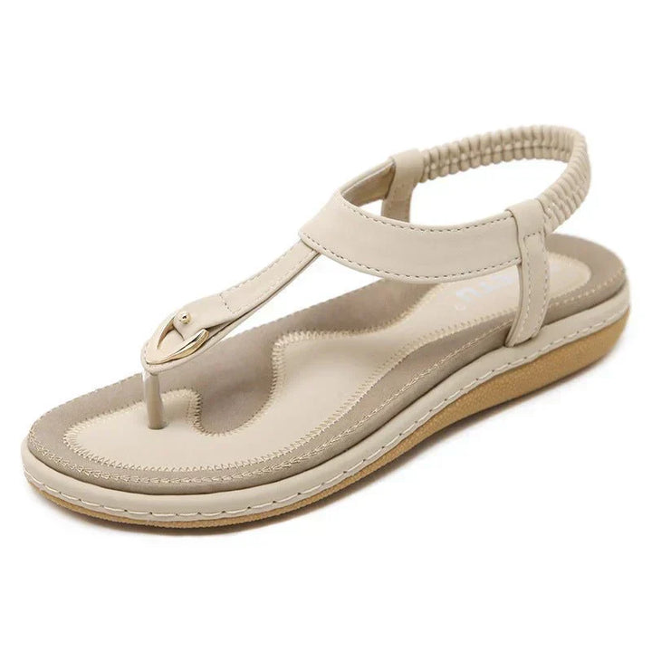 Comfortabele platte dames sandalen Elodie, stijlvol en lichtgewicht voor de perfecte zomer.