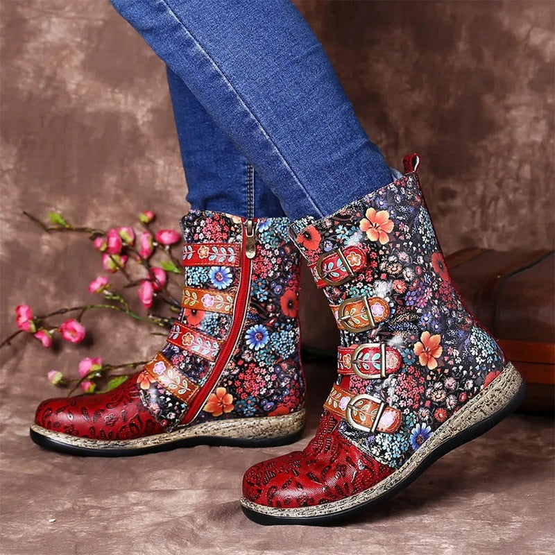 Comfortabele EmilyBoots leren dameslaarzen, ideaal voor herfst- en wintermode. Trendy schoenen.