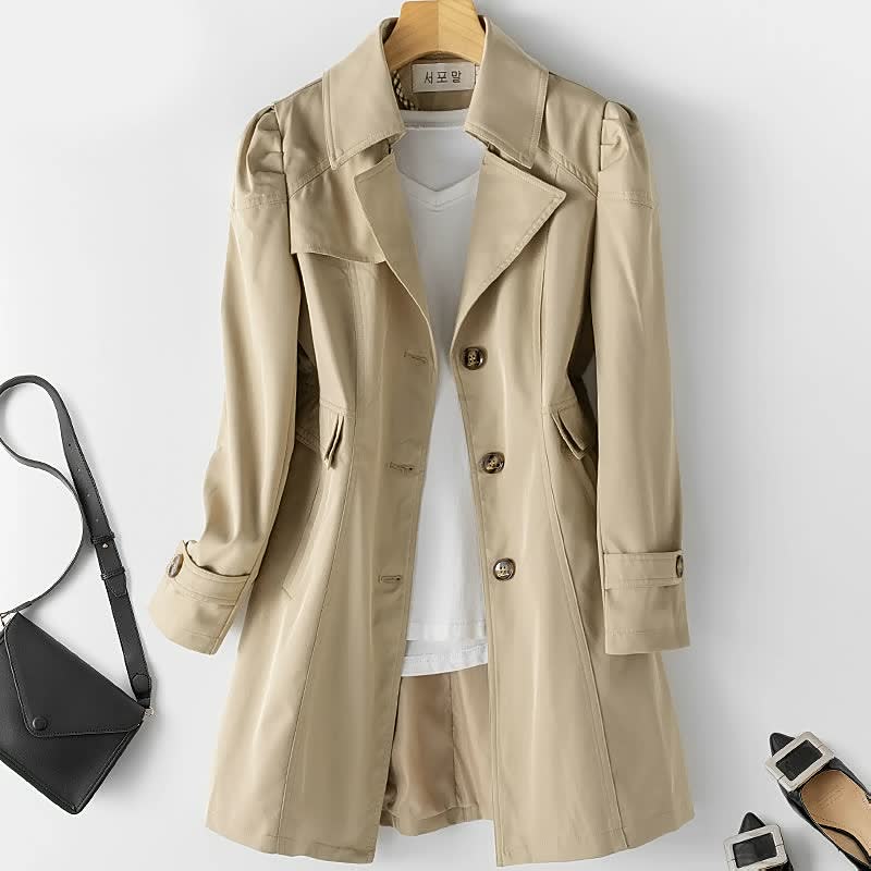 ComfyCoat™ dames tussenjas, de perfecte jas voor de lente en herfst, combineert functionaliteit met een stijlvolle look.