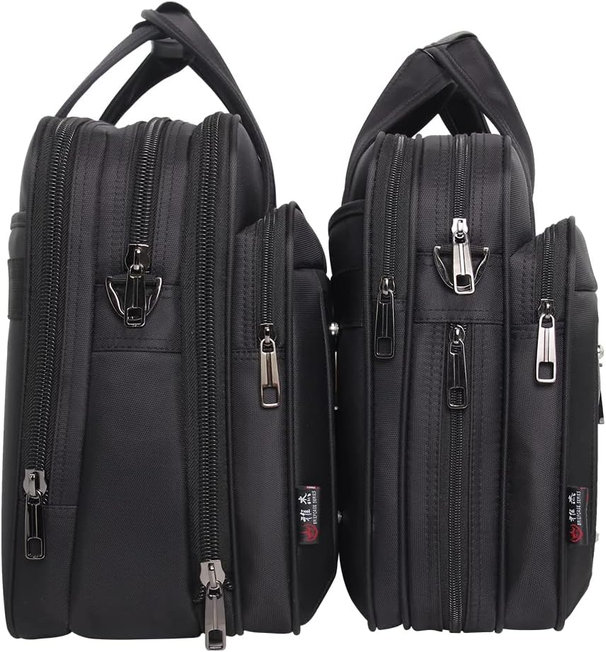Heren laptoptas met ruim vak voor laptop. Canvas werktas & zakelijke schoudertas met veel organisatie mogelijkheden.