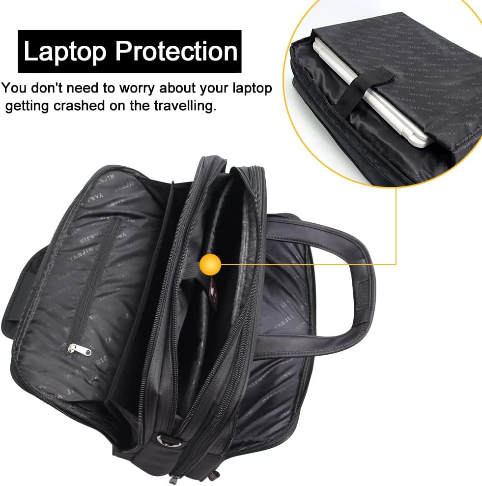 Professionele heren zakelijke laptoptas van canvas. Ideale schoudertas voor kantoor, werk en belangrijke vergaderingen.
