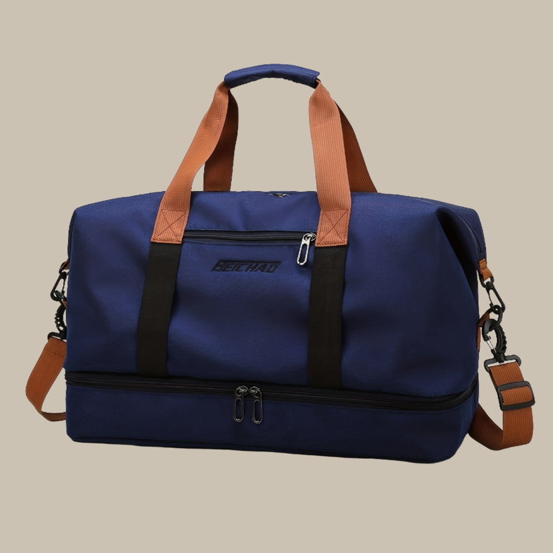 "Stijlvolle heren DuffelBag met ruime capaciteit, robuust ontwerp, verstelbare schouderriem, beschikbaar in diverse kleuren."