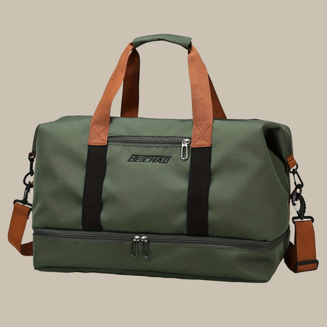 "Stijlvolle heren DuffelBag met ruime capaciteit, robuust ontwerp, verstelbare schouderriem, beschikbaar in diverse kleuren."