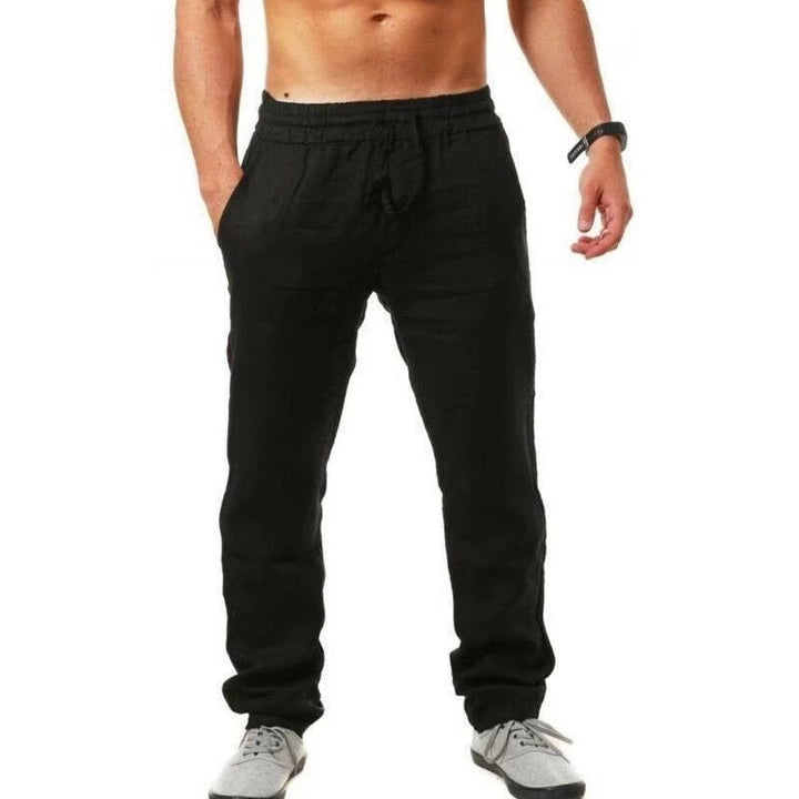 Heren zomerbroek Lukas, modieuze pantalon met luchtig design voor ultiem comfort in herenmode.