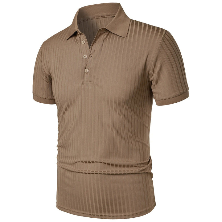 Nevan heren polo: comfortabel ademend shirt met slim fit, korte mouwen en knopsluiting voor elke dag.