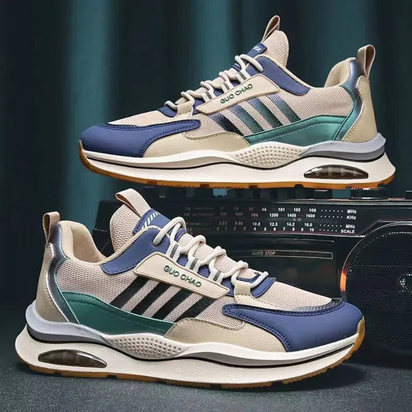 Stijlvolle heren retro sneakers met comfortabele pasvorm, ideaal voor dagelijks gebruik.