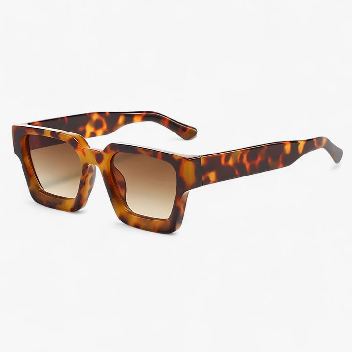 Moderne heren vierkante retro zonnebril. Biedt volledige UV400 bescherming en een trendy look.