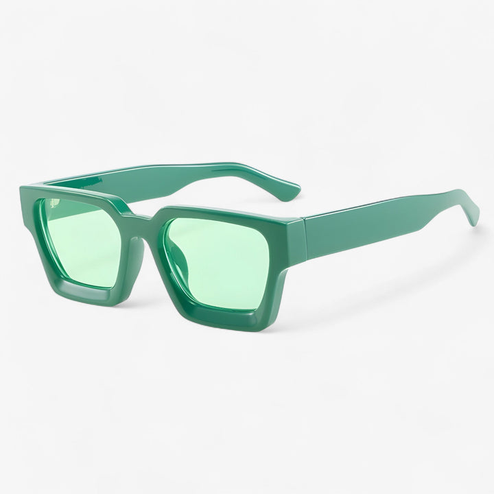 Ideale heren zonnebril voor de zomer. Retro vierkant design met UV400, een must-have accessoire.