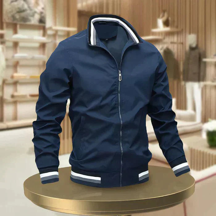 Stijlvolle heren zomerjas; comfortabel, ademend & lichtgewicht. Perfect voor een sportieve, casual look.