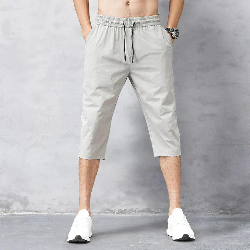 Sneldrogende heren zwemshort, ideaal voor strand, zwembad en vakantie. Comfortabele zwembroek bermuda.