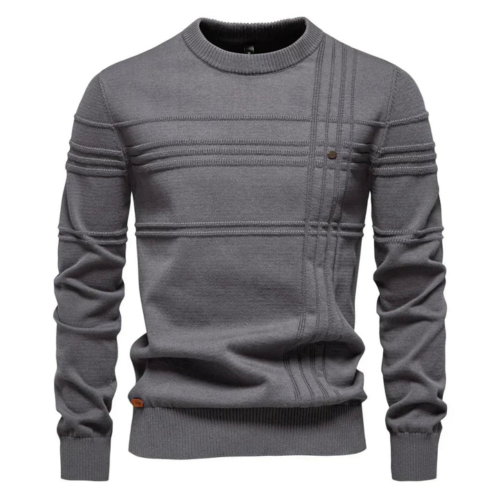 Casual herentrui met ronde hals, een essentiële aanvulling op je garderobe voor najaar en winter mode.