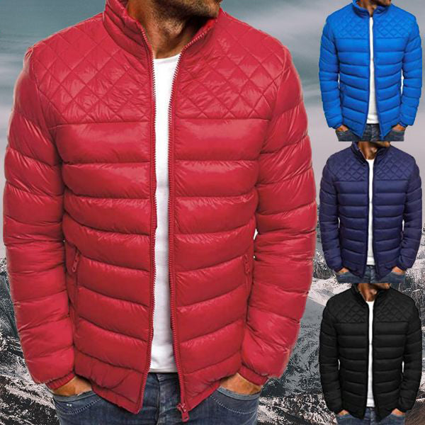 Comfortabele Logan casual gewatteerde herenjas, waterafstotend & winddicht, ideaal als veelzijdige herfst- en winterjas.