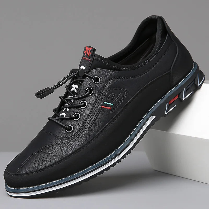 Stijlvolle Oxford herenschoenen in luxe leer, elegant ontwerp, bruine kleur, gewatteerde binnenzool voor comfort.