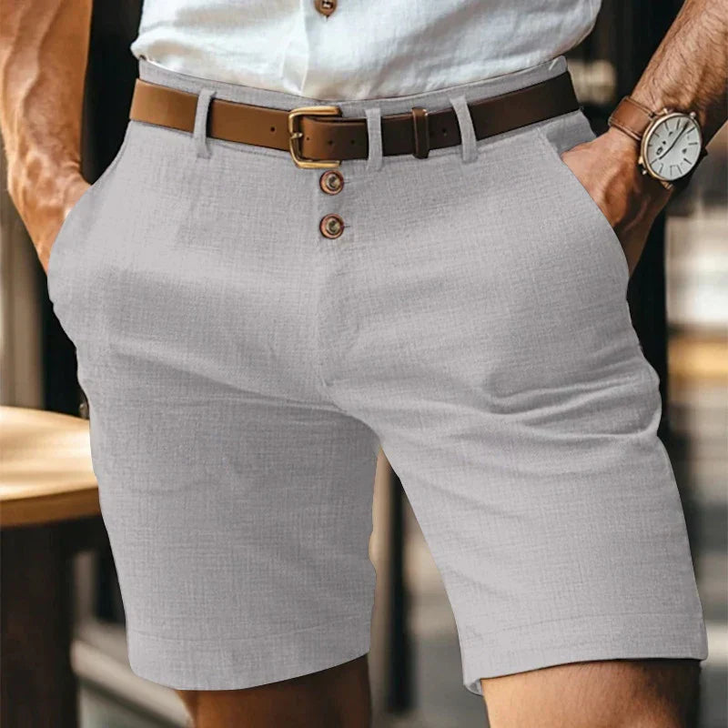 Lichtgewicht Lennart zomerbroek voor heren, ademend en slim-fit, voor ultiem comfort.