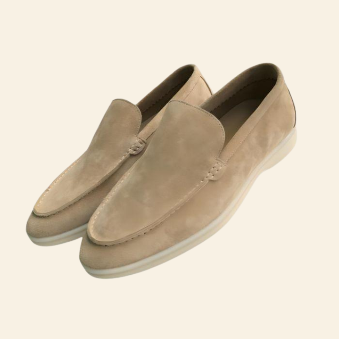 Mason suède herenloafers, comfortabele instappers. Stijlvolle casual & formele herenschoenen, diverse kleuren.