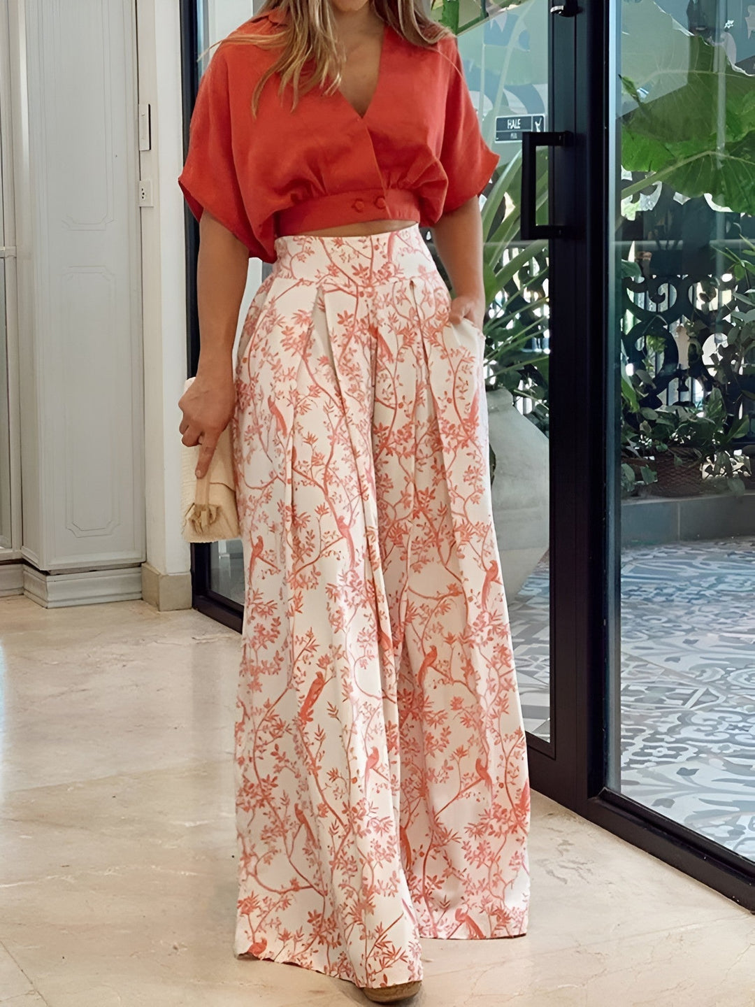 Comfortabele en veelzijdige dames zomerset Estelle. Tweedelige zomerkleding voor een ontspannen én stijlvolle look.