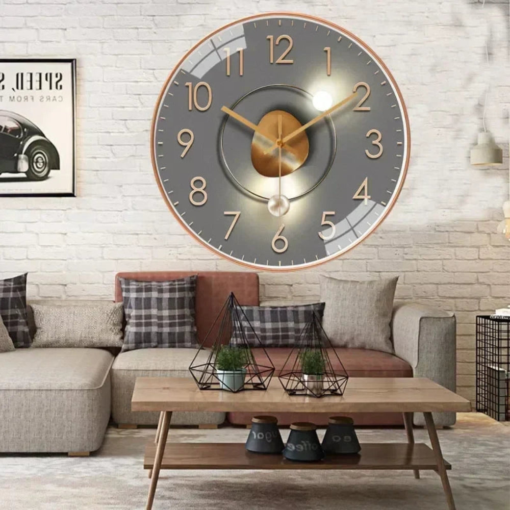 Moderne digitale batterijklok, stil en met groot display. Perfect voor elke kamer in huis of kantoor.