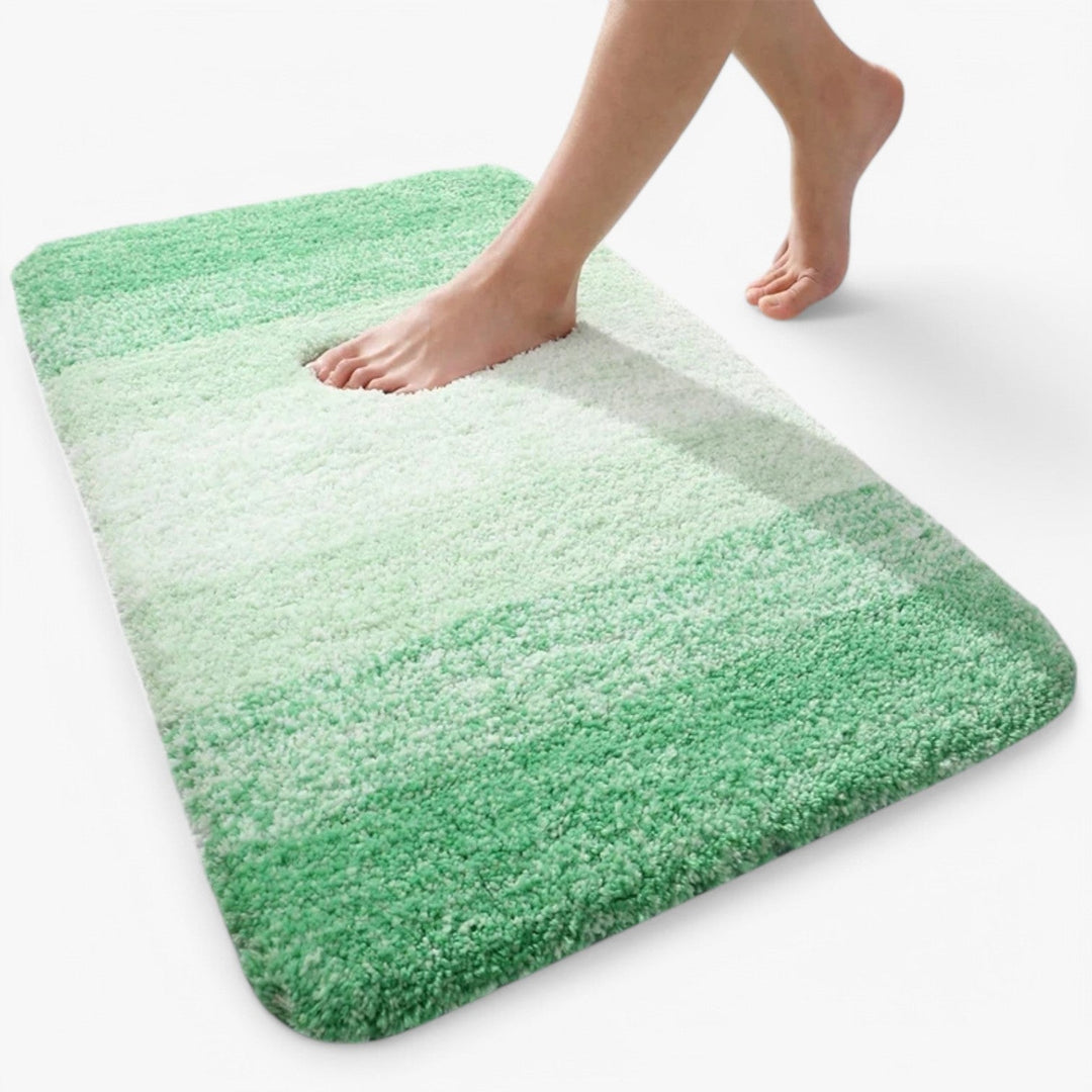 Super absorberende antislip badmat van microvezel voor veilige en droge voeten in de badkamer.