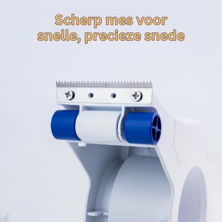 Ergonomisch ontwerp van de SwiftTape applicator, perfect voor precieze klussen en verfbenodigdheden.