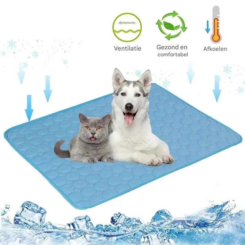 Zelfkoelende mat voor honden & katten, biedt ultieme verkoeling en comfort tijdens warme zomerdagen.